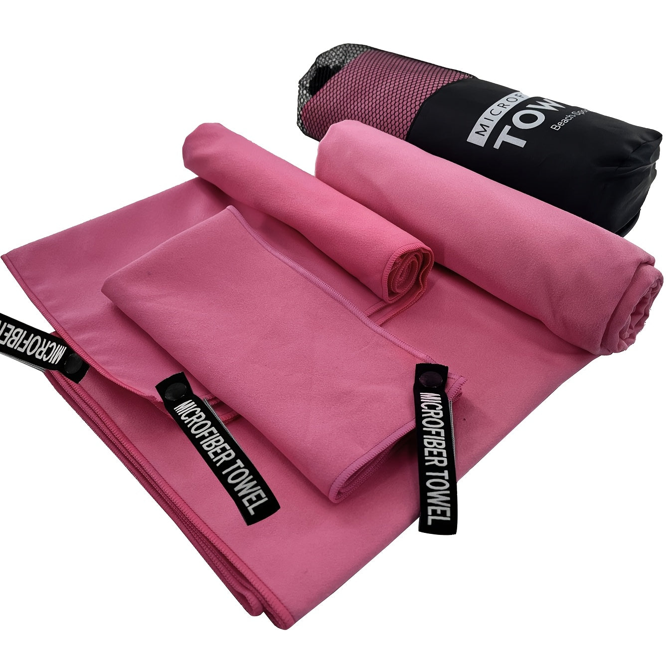 Lightweight microfiber travel towel