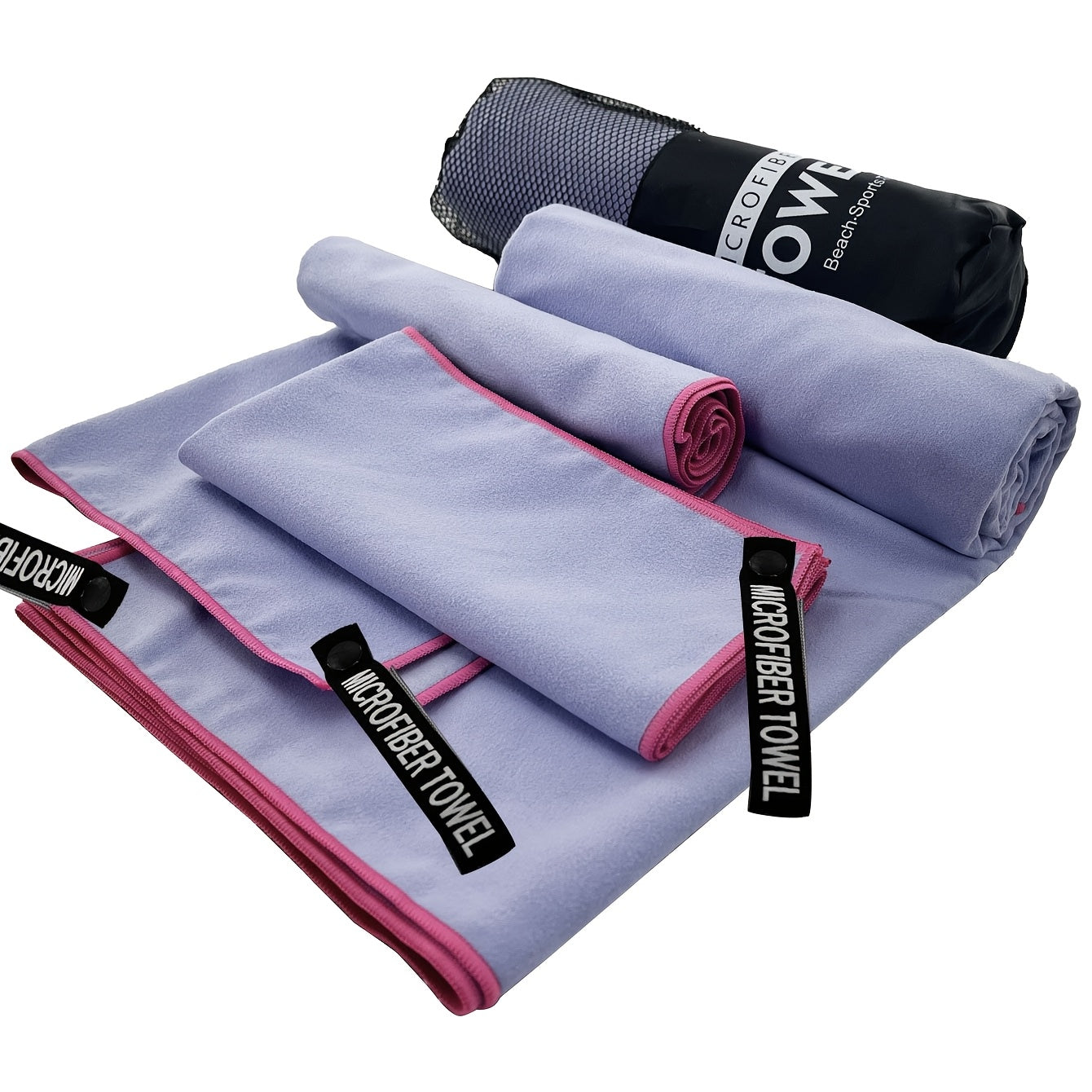 Lightweight microfiber travel towel