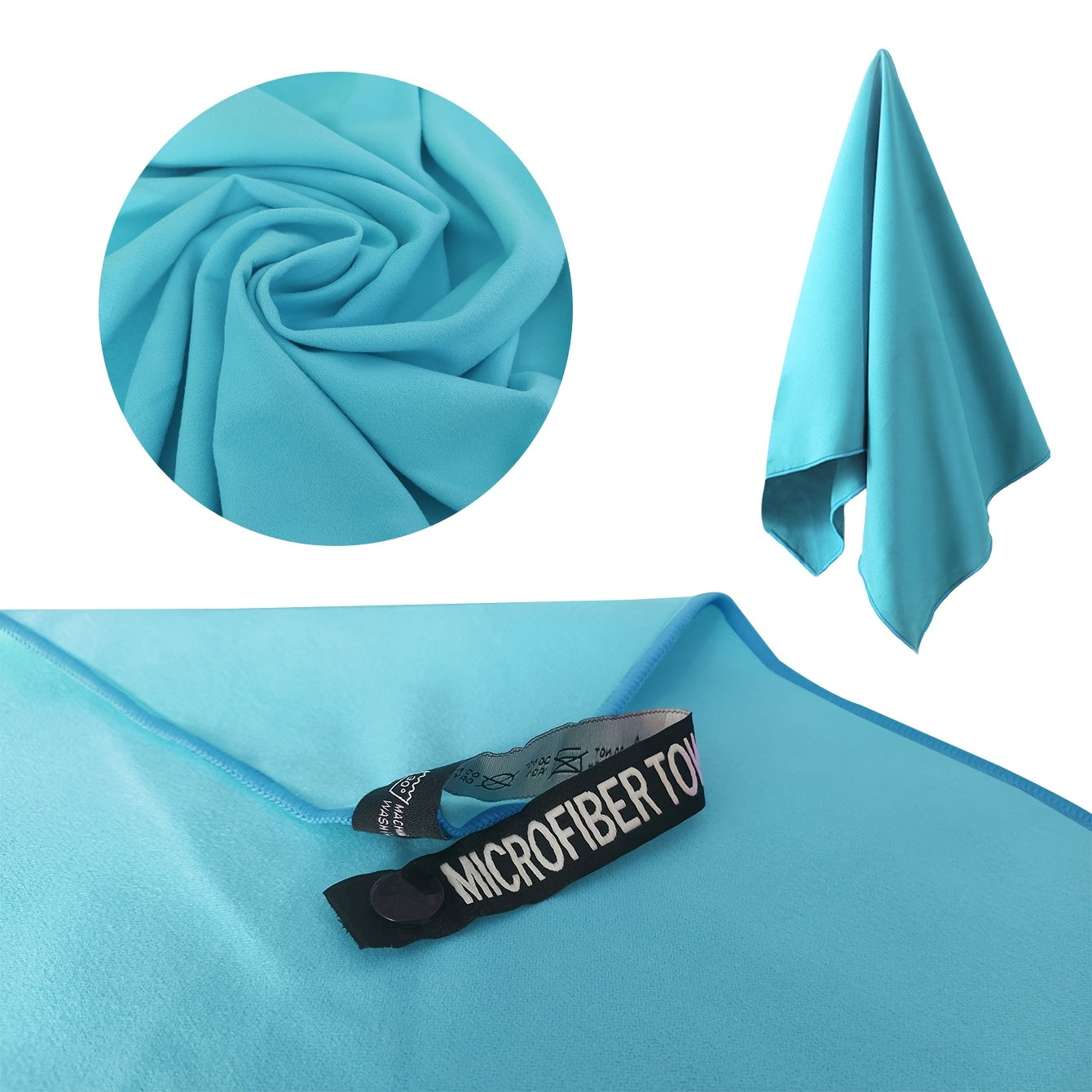 Lightweight microfiber travel towel