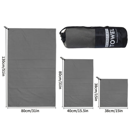 Lightweight microfiber travel towel