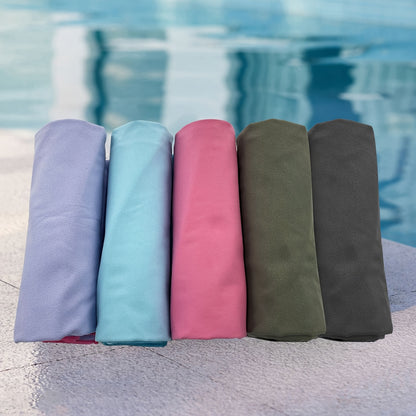 Lightweight microfiber travel towel